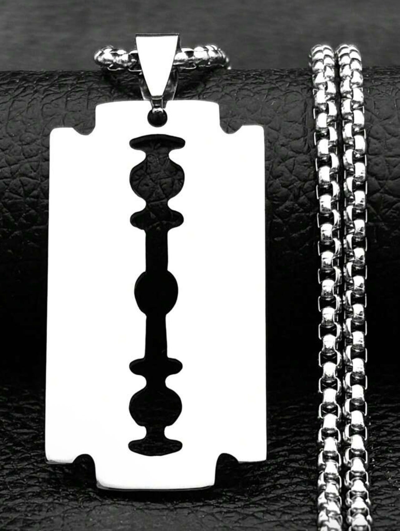 1pc Stainless Steel Long Necklace For Men Women Black Color Punk Gothic
Steampunk Grunge Hip Hop Necklaces
Jewelry