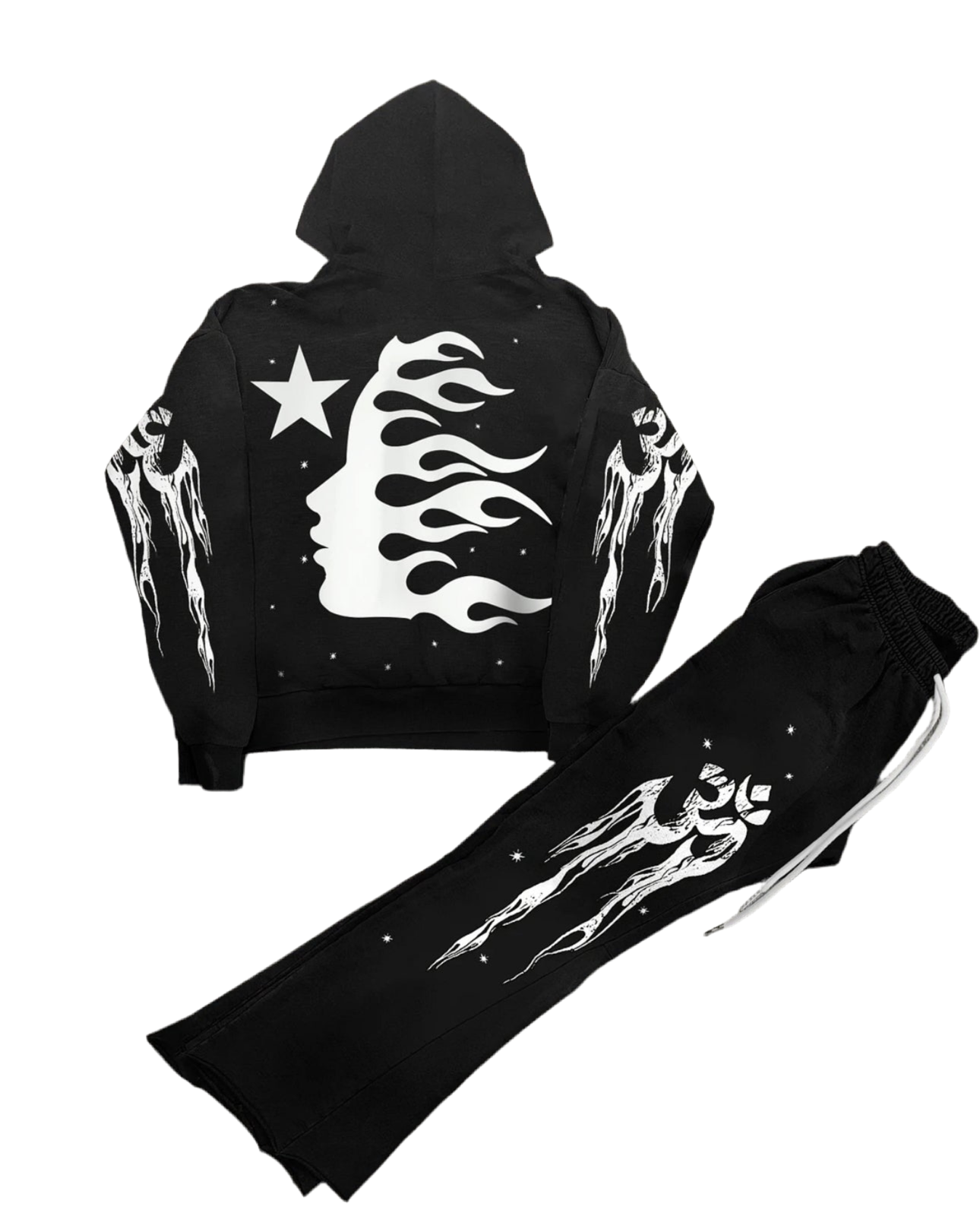 Hellstar Hoodie Tracksuit & Flared Sweatpants