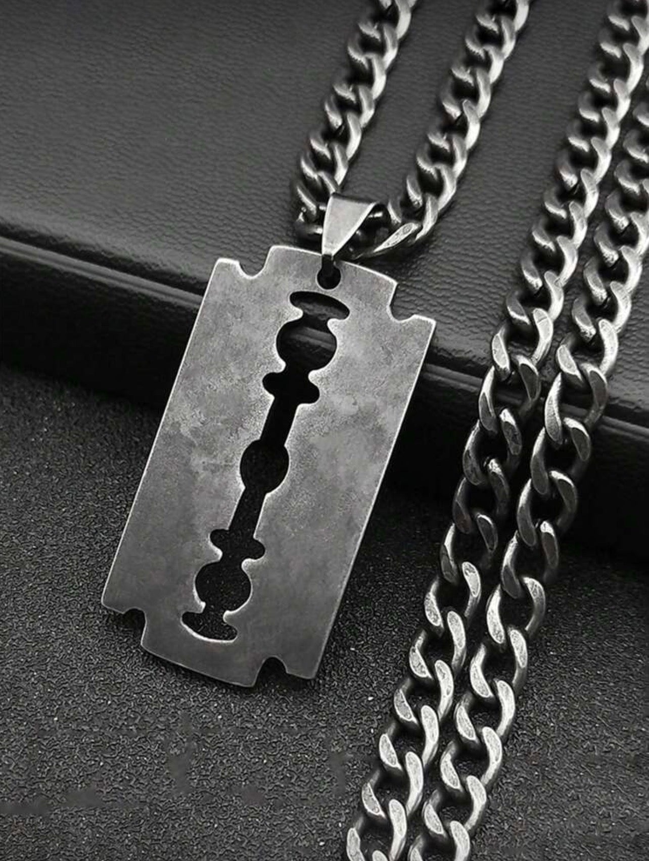 1pc Stainless Steel Long Necklace For Men Women Black Color Punk Gothic
Steampunk Grunge Hip Hop Necklaces
Jewelry