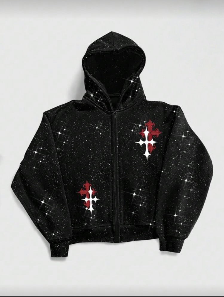 MEN Street Life Men's Contrast
Color Print Hooded