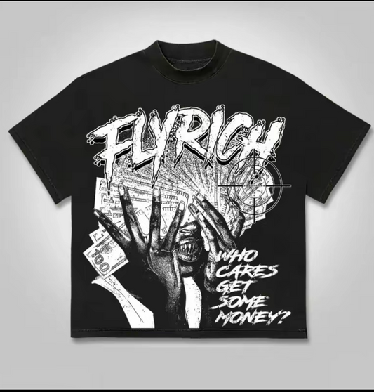 [Graphic T-Shirt] Black 100% Cotton Men's
Y2K Graphic T-Shirt | "Who Cares About Money?" Bold Print, Casual Short Sleeve Tee for Summer, Round Neck, Machine Washable y2k outfits men