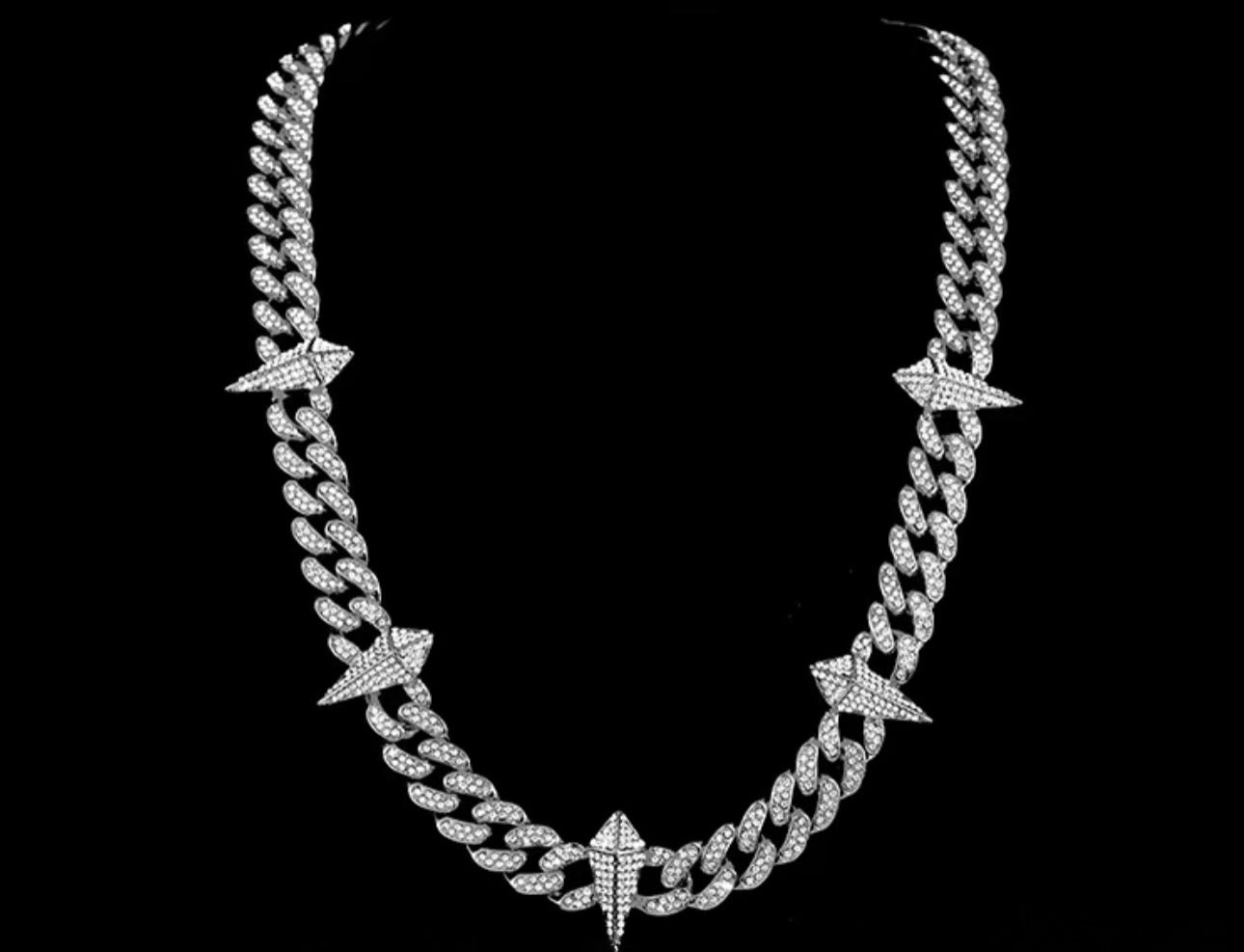 Flash Black Panther Cuban Chain for Men and Women, Hip Hop Jewelry, Rapper Necklace, Jewelry Box, Ideal Anniversary Gift, Birthday Gift