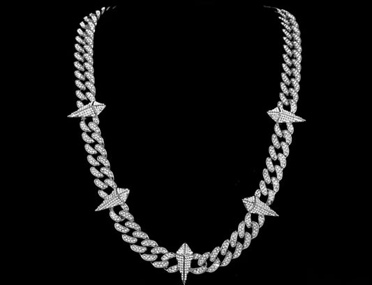 Flash Black Panther Cuban Chain for Men and Women, Hip Hop Jewelry, Rapper Necklace, Jewelry Box, Ideal Anniversary Gift, Birthday Gift