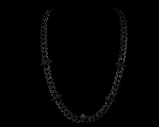 Flash Black Panther Cuban Chain for Men and Women, Hip Hop Jewelry, Rapper Necklace, Jewelry Box, Ideal Anniversary Gift, Birthday Gift